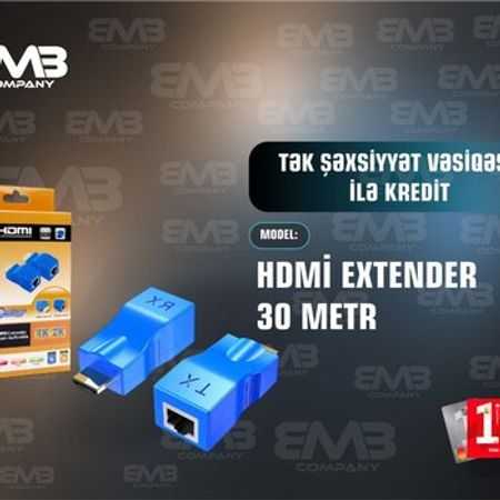 HDMI Extender 30metr – Şəbəkə avadanlıqları – ucuztap.az