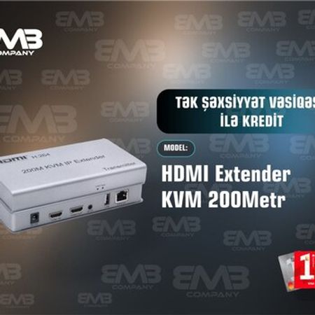 HDMI Extender KVM 200metr – Şəbəkə avadanlıqları – ucuztap.az