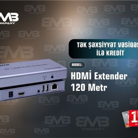 HDMI Extender 120m – Şəbəkə avadanlıqları – ucuztap.az