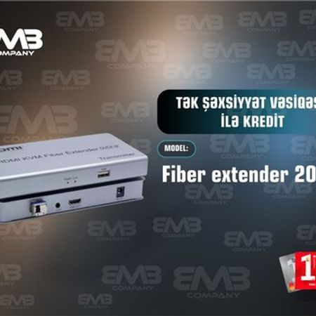 Fiber extender 20km KVM – Şəbəkə avadanlıqları – ucuztap.az