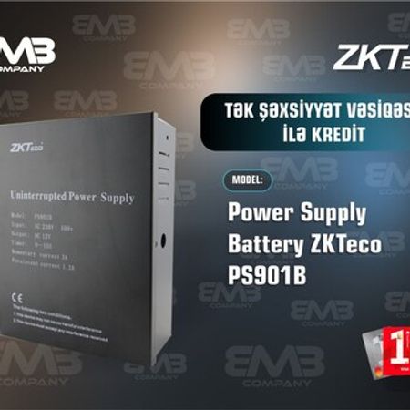 Power supply battery ZKTeco PS901B – Masaüstü kompüterlər – ucuztap.az