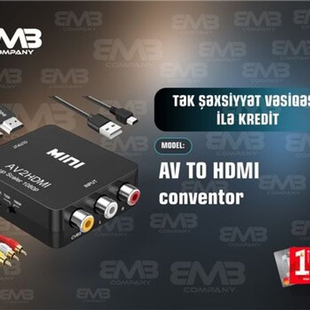 AV to HDMI konventor – Kompüter aksesuarları – ucuztap.az