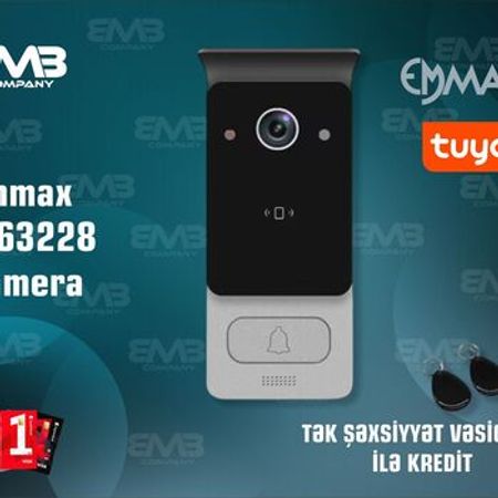 Emmax IP63228 smart domofon kamera WiFi qapı zəngi kamera – Təhlükəsizlik avadanlığı – ucuztap.az