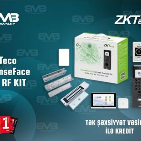 ZKTeco SenseFace 2A RF KIT – Üz Tanıma, Kart və Barmaq İzi ilə Giriş Nəzarət və İşçi Davamiyyət – Təhlükəs… – ucuztap.az