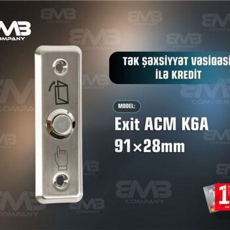 Çıxış düyməsi ACM K6A – Təhlükəsizlik avadanlığı – ucuztap.az