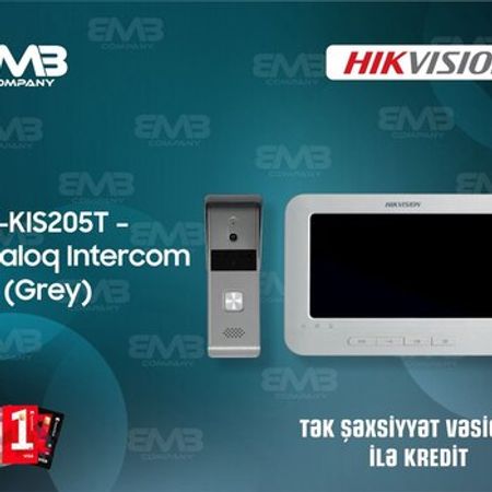 DS-KIS205T-ME Analoq Video Domofon Kit – Təhlükəsizlik avadanlığı – ucuztap.az