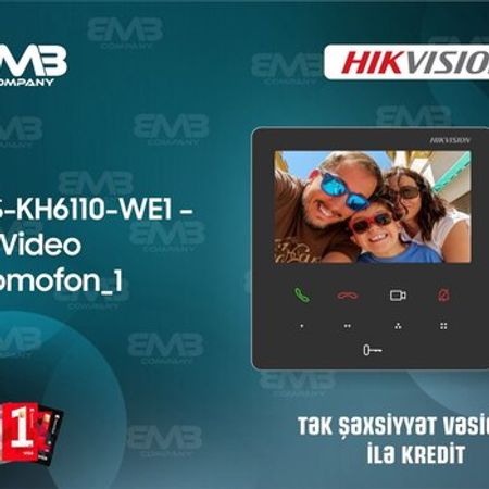 DS-KH6110-WE1 IP Video domofon monitoru – Təhlükəsizlik avadanlığı – ucuztap.az
