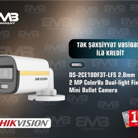 DS-2CE10DF3T-LFS 2.8mm 2MP – Təhlükəsizlik avadanlığı – ucuztap.az