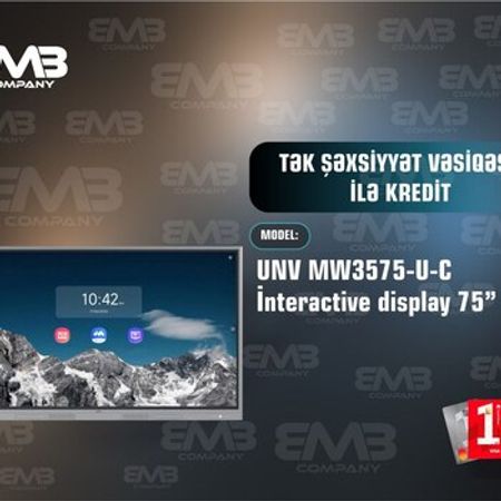Monitor UNV MW3575-U-C interactive displey 75inch – Masaüstü kompüterlər – ucuztap.az