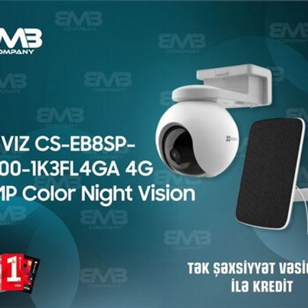 Ezviz EB8 Battery Solar WiFi Smart kamera