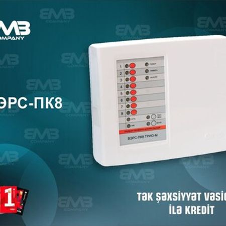 VERS PK8  8 zonalı yanğın siqnalizasiya aparatı