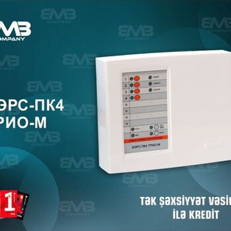 VERS  PK4 4 zonalı yanğın siqnalizasiya panel