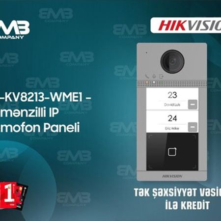 DS-KV8113-WME1 IP domofon çağırış paneli video D