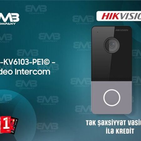 DS-KV6103-PE1 IP domofon çağırış paneli
