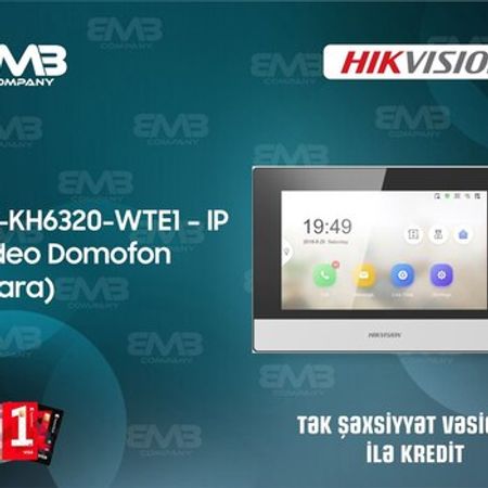 DS-KH6320-WTE1 IP Video domofon monitoru