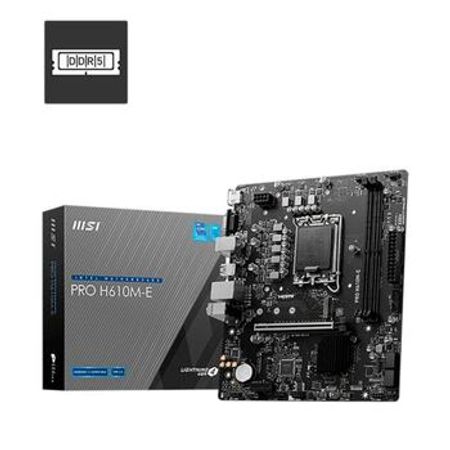 Ana plata MSI Pro H610M-E DDR5 – Masaüstü kompüterlər – ucuztap.az
