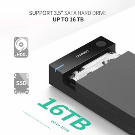 Ugreen USB 3.0 3.5 Inch Hard Drive Box EU US222