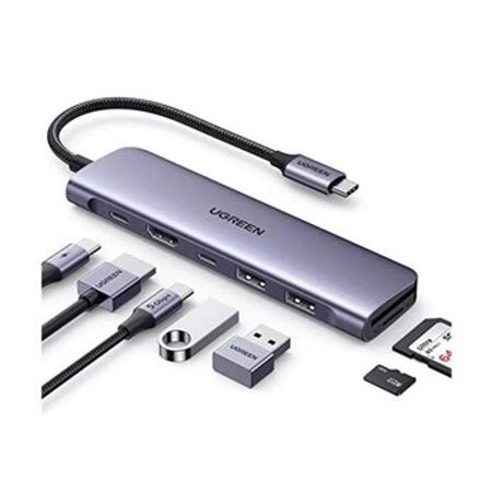 Ötürücü kabel "Ugreen 7-in-1 4K HDMI USB-C"