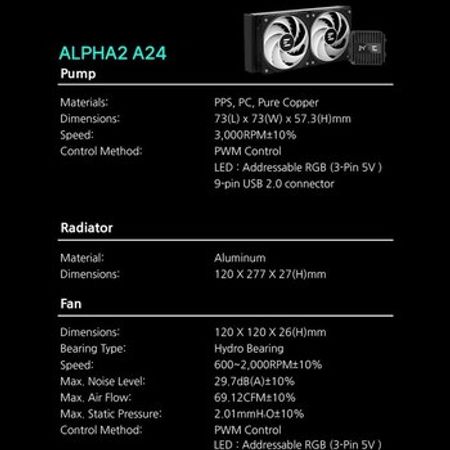 Kuler "Zalman Alpha2 A24"