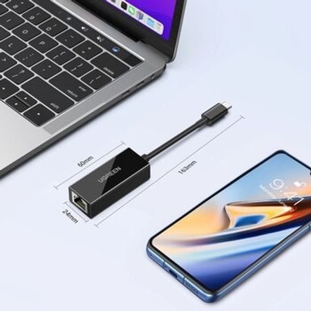 Şəbəkə çevirici "Ugreen USB to LAN adapter US236 50307"