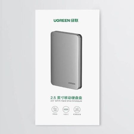 HDD Qabı "Ugreen 2.5-Inch SATA External Hard TYPE-C CM300 70499"