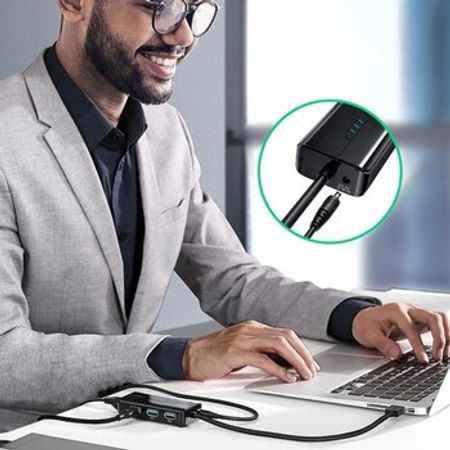 "Ugreen USB 3.0 Hub Gigabit Ethernet" adapter