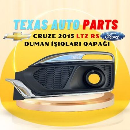 Chevrolet Cruze 2015 LTZ RS duman işığı eynəyi