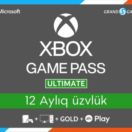 Game Pass Ultimate abunə paketi – Oyunlar, pultlar və proqramlar – ucuztap.az
