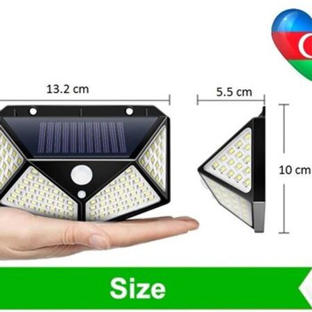 Günəş enerjisi ilə işləyən led lampa