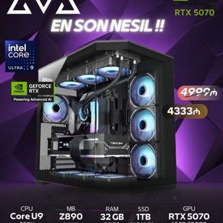 Oyun və Render Ultra9 + RTX 5070