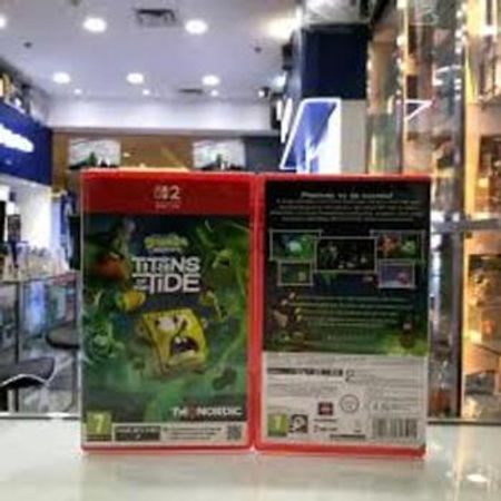 Nintendo Switch 2 SpongeBob Titans of the Tide oyun diski