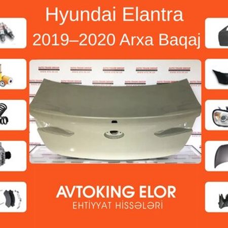 Hyundai Elantra 2019‑2021 baqaj qapağı – Ehtiyat hissələri – ucuztap.az