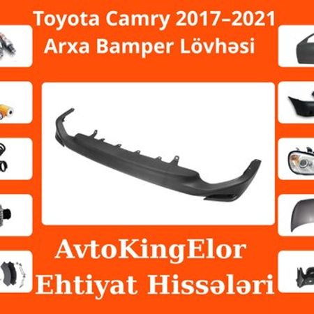 Toyota Camry 2017–2021 arxa bufer lövhəsi – Ehtiyat hissələri – ucuztap.az