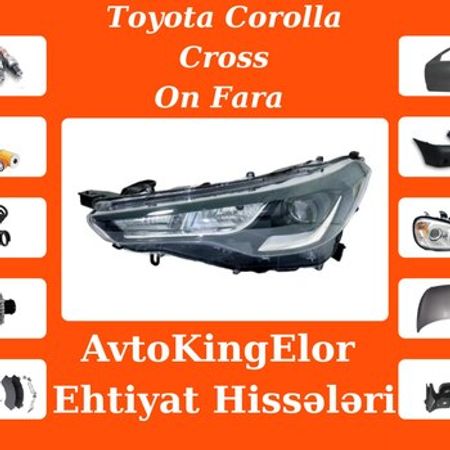 Toyota Corolla Cross 2025 Ön Fara sol sağ – Ehtiyat hissələri – ucuztap.az