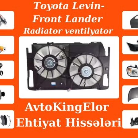 Toyota Corolla Levin radiator pəri – Ehtiyat hissələri – ucuztap.az
