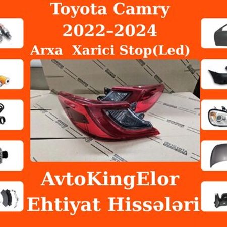 Toyota Camry 2022–2024 arxa xarici led stop – Ehtiyat hissələri – ucuztap.az
