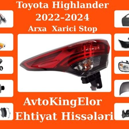 Toyota Highlander 2022-2024 arxa xarici stopu – Ehtiyat hissələri – ucuztap.az