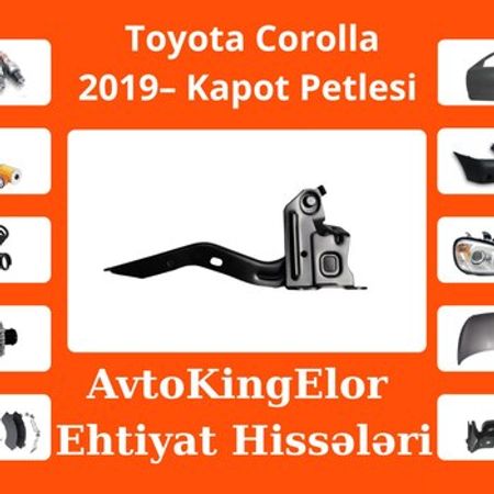 Toyota Corolla 2019 kapot petləsi