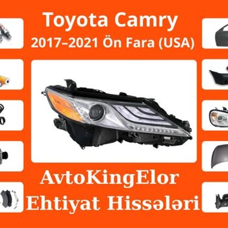 Toyota Camry 2017–2021 ön fara (USA) – Ehtiyat hissələri – ucuztap.az