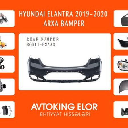 Hyundai Elantra 2019-2020 arxa buferi