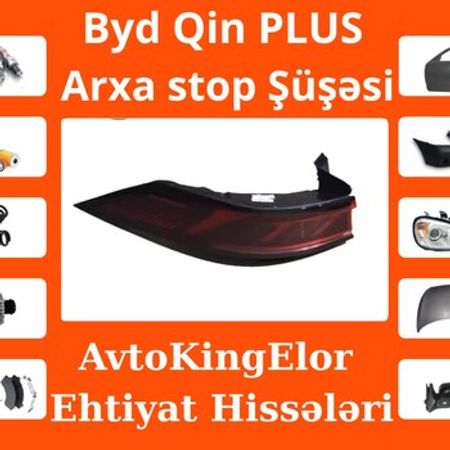 Byd Qin PLUS arxa stop şüşəsi