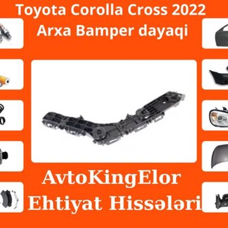 Toyota Corolla Cross 2022 arxa bamper dayağı