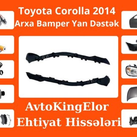 Toyota Corolla 2014 arxa bamper yan dayağı