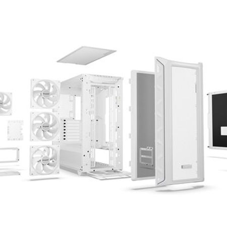 Case Be Quiet BGW64 SHADOW BASE 800 FX White E-ATX, 550 x 247 x 503, RGB Fan 1x Light Wings 140m