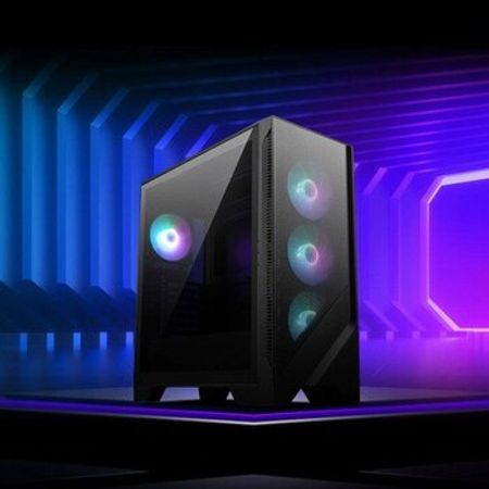 MSI Gaming Case MAG FORGE 321R AIRFLOW ATX, Front: 3x 120mm A-RGB Fan Rear: 1x 120mm A-RGB Fan, 2xU