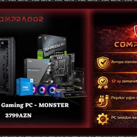 Comprador Gaming PC - MONSTER – Masaüstü kompüterlər – ucuztap.az