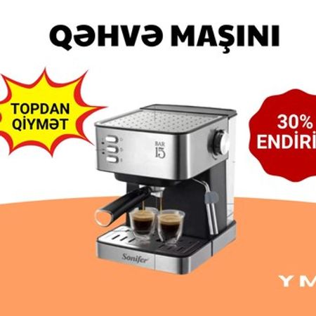 Qəhvəbişirən Sonifer AA-772012 850 W 1.6 L Gümüşü/Qara