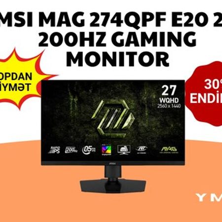 Monitor MSI MAG 274QPF E20 2K 27" 200Hz