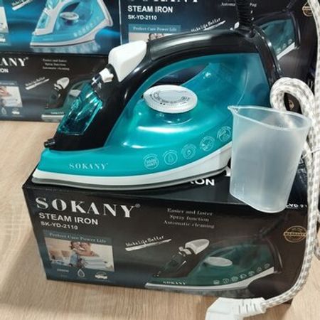 Buxarlı ütü "Sokany 2110" 2000W Yapışmayan altlıq
