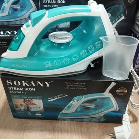 Buxarlı ütü "Sokany 2110" 2000W Yapışmayan altlıq